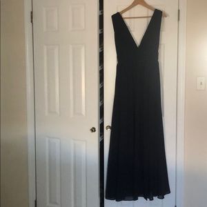 Lulus heavenly hues navy blue maxi dress.